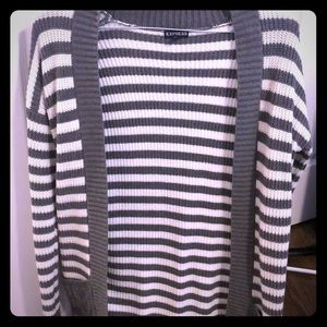 Express striped sweater